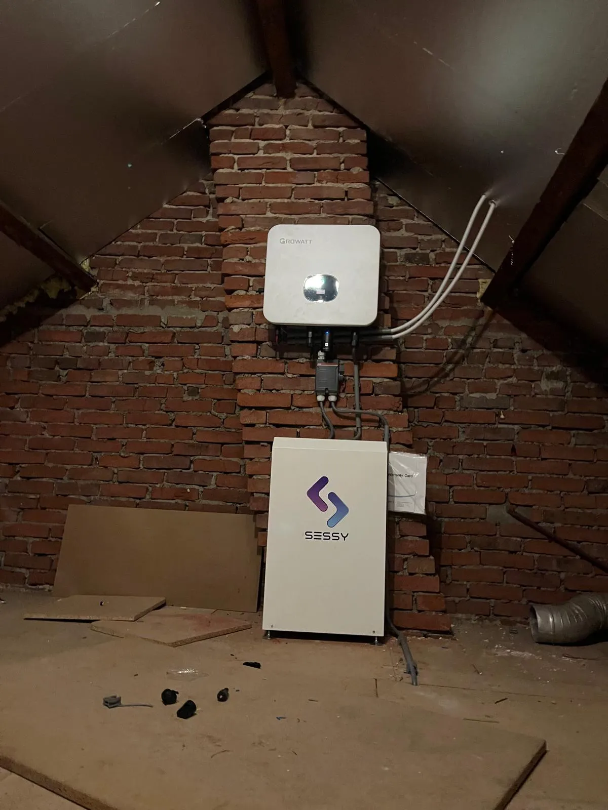 Thuisbatterij installatie 1