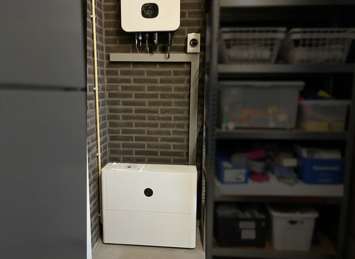 Growatt in schuur